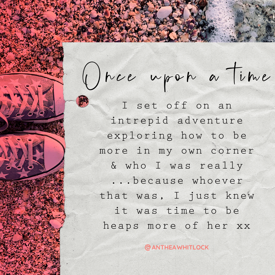 I just knew it was time to be more of her - anthea whitlock I just knew it was time to be more of her - anthea whitlock
